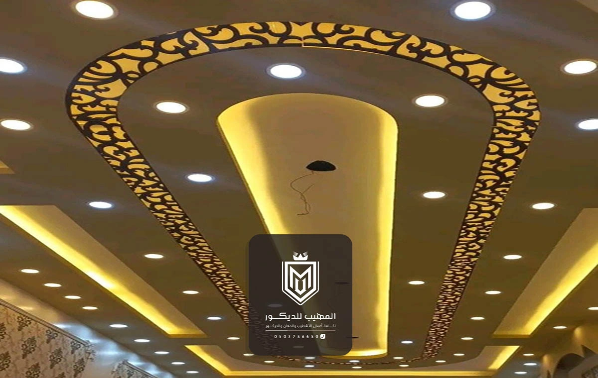 ديكورات خشب للسقف cnc الرياض